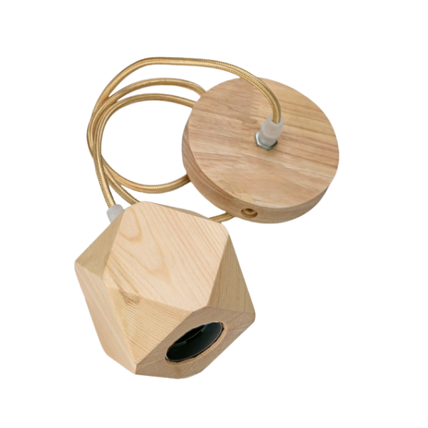 SOQUETE PARA E27 DE MADERA BETEIGEUZE I