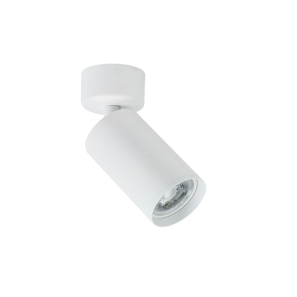 FOCO SOBREPUESTO PORTA GU10 ALTAIR BLANCO