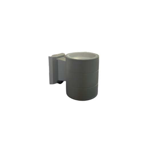 APLIQUE MURO 2X7W COB GRIS