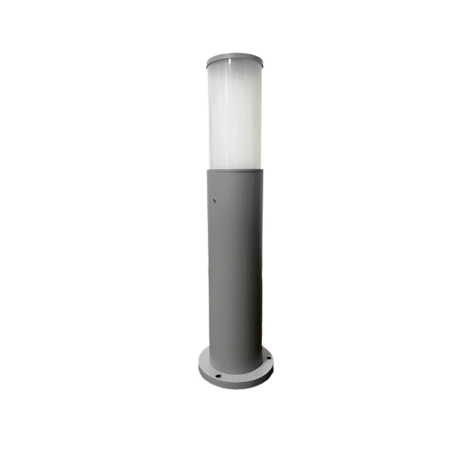 LÁMPARA DE PIE JARDÍN GRIS E27