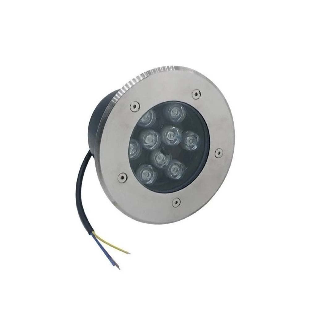 FOCO DE PISO 9W LUZ CÁLIDA