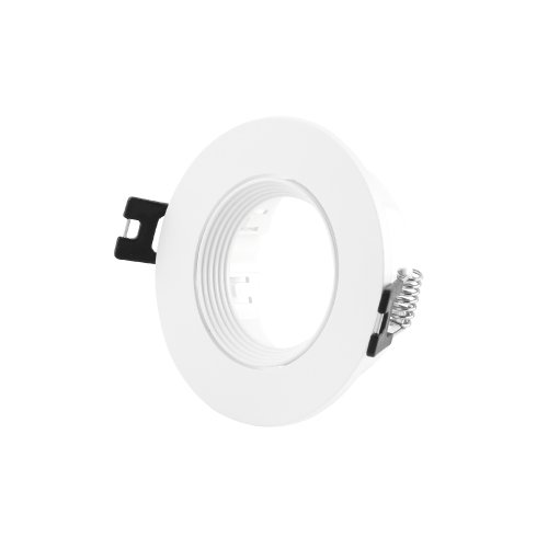 BASE EMBUTIDA REDONDA PARA GU10 BLANCA