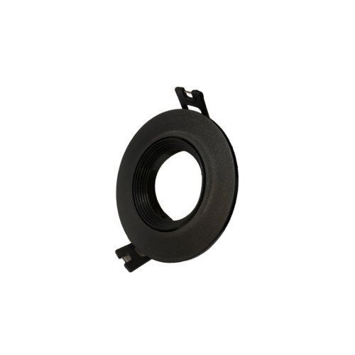 BASE EMBUTIDA REDONDA PARA GU10 NEGRA