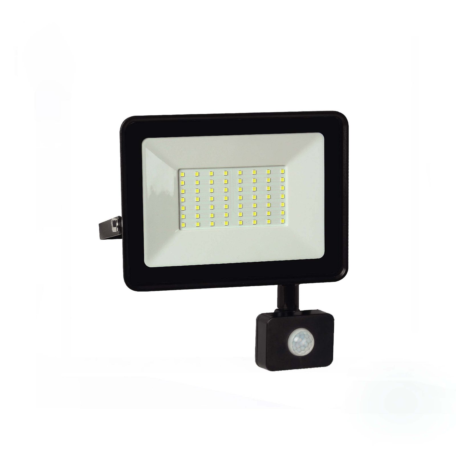 PROYECTOR POLUX 50W CON SENSOR, LUZ FRÍA