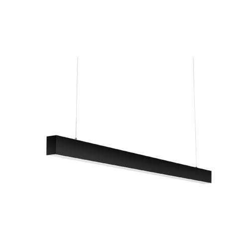 COLGANTE LINEAL 40W NEGRO LUZ CÁLIDA