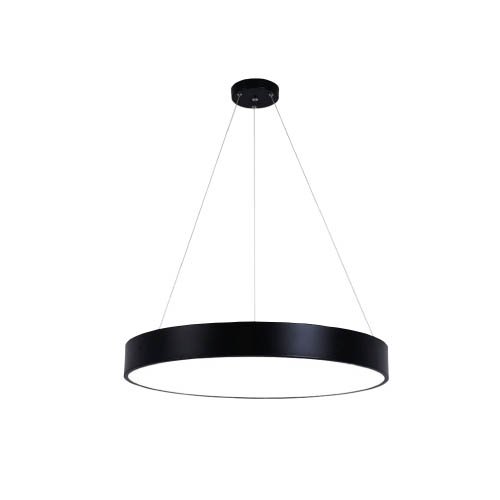 LÁMPARA NEGRA 48W CIRCULAR LUZ FRÍA
