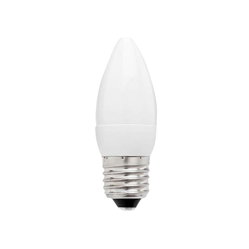 AMPOLLETA VELA C37 E27 5W LUZ CÁLIDA MEGABRIGHT